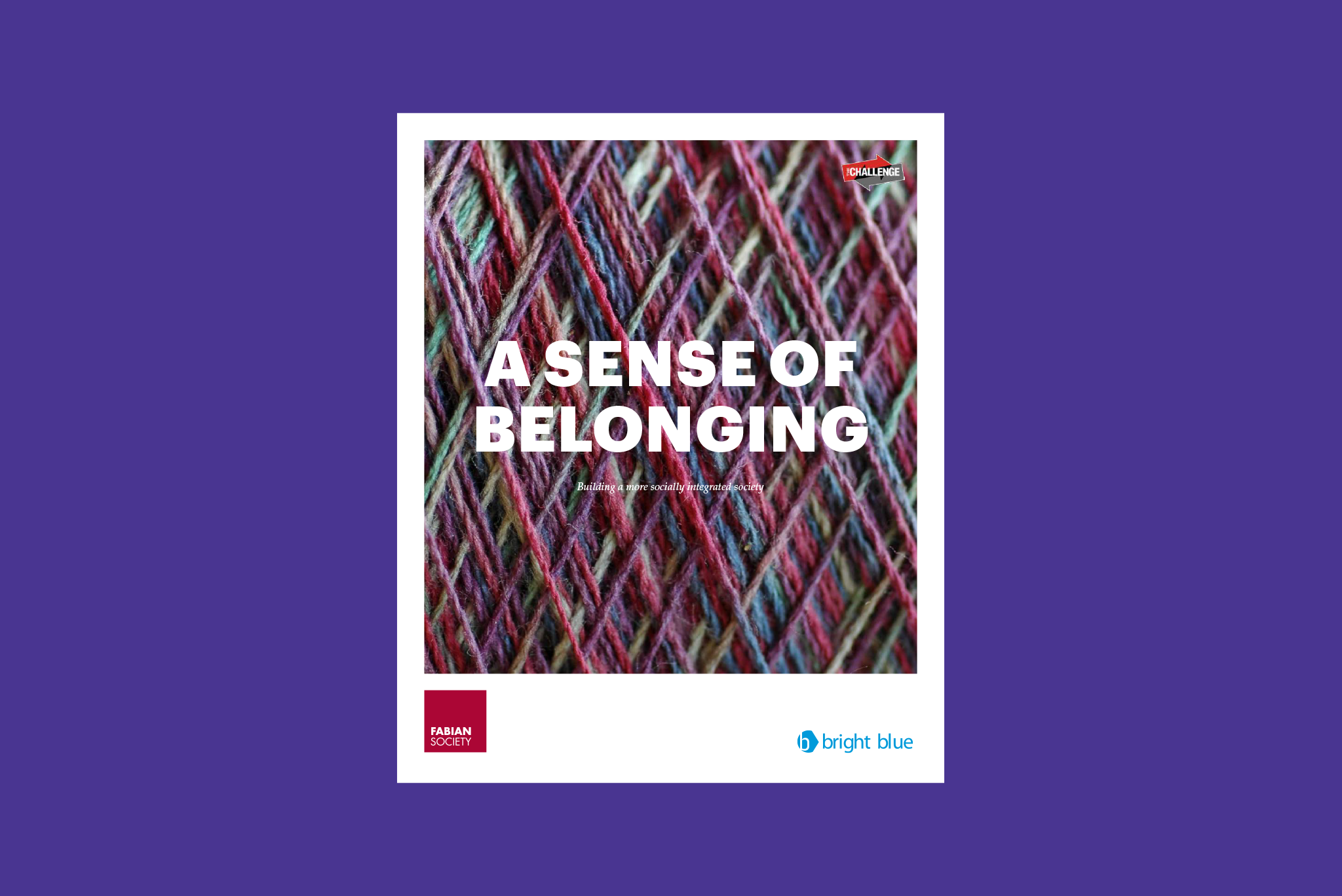 Cover image for the resource "A Sense of Belonging", displaying the report cover.