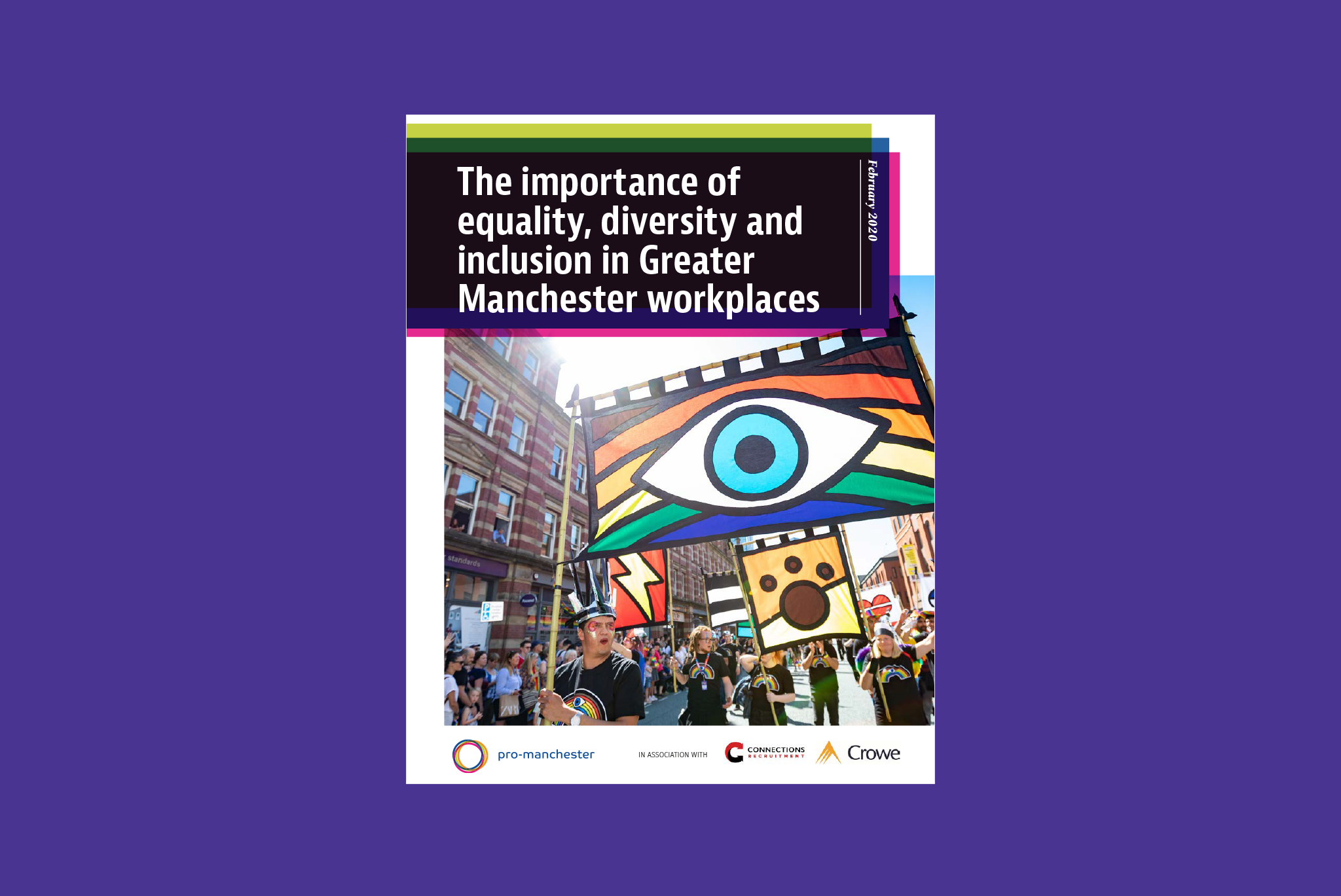 Cover image for the resource "The Importance of Equality, Diversity and Inclusion in Greater Manchester Workspaces", displaying the report cover.